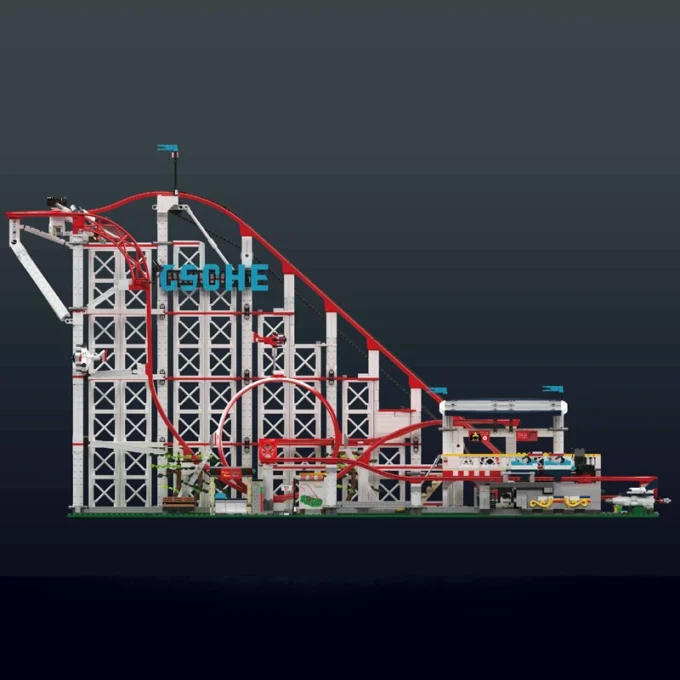 MOULD KING 11014 Motorised Roller Coaster Model Building Set - 3,646 PCS - Image 4
