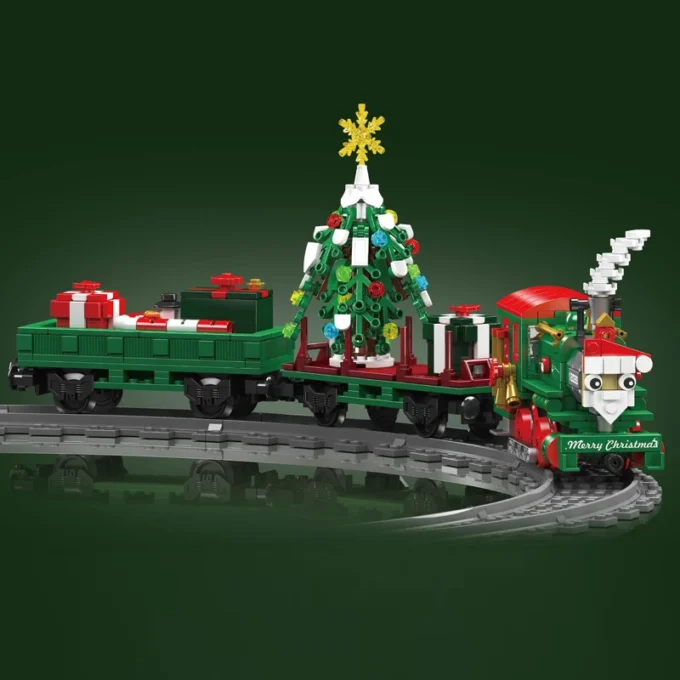 Mould King 12039 Christmas Train ESU KG230 Diesel Locomotive Building Set - 922 Pcs - Image 2