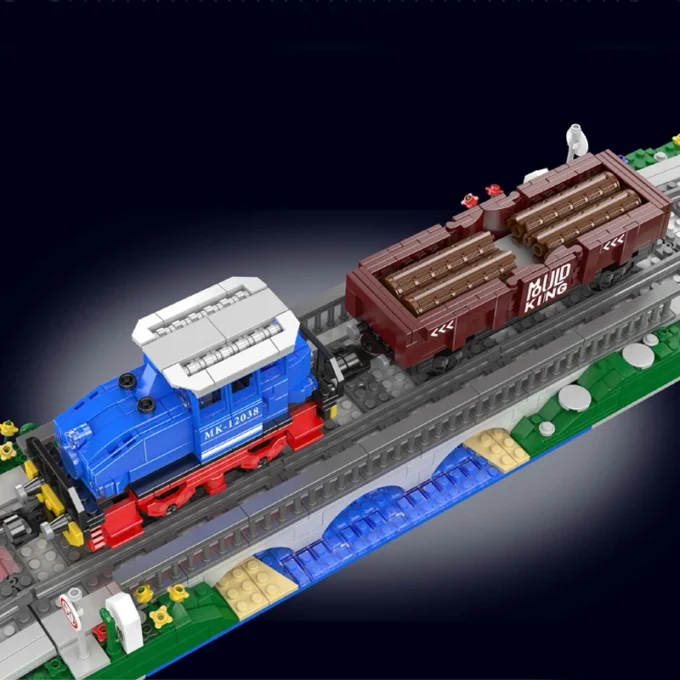 Mould King 12038 ESU KG2300 Diesel Locomotive Building Set - 1,117 Pcs - Image 3