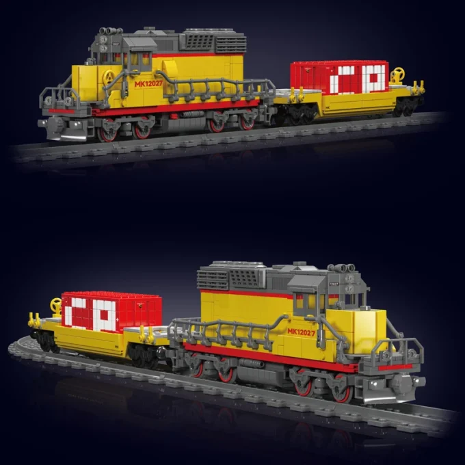 Mould King 12027 SD40-2 Diesel Locomotive Building Set - 1,257 Pcs - Image 2