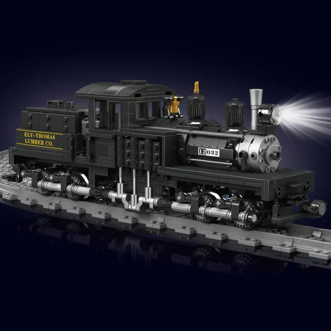 Mould King 12032 Shay-type Steam Locomotive Building Set - 880 Pcs - Image 4