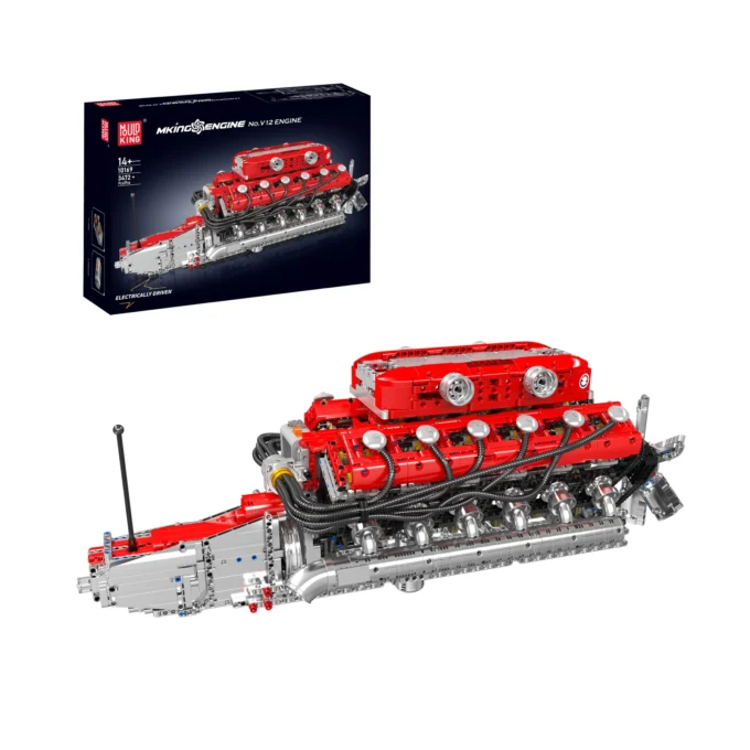 Mould King 10169 Italian Supercar V12 Engine Building Set - 3,472 Pcs