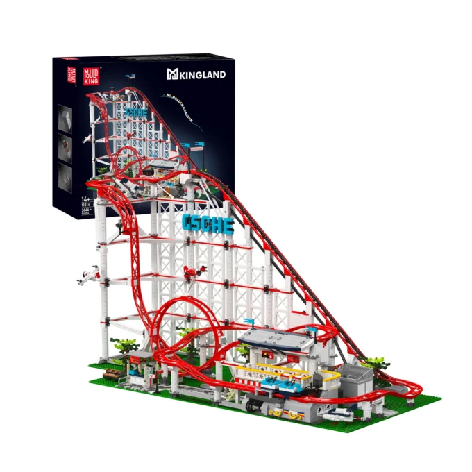 MOULD KING 11014 Motorised Roller Coaster Model Building Set - 3,646 PCS