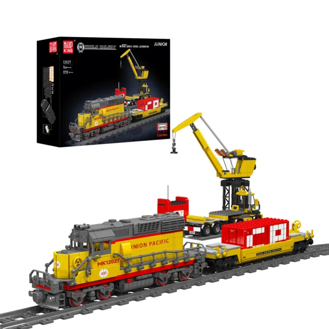 Mould King 12027 SD40-2 Diesel Locomotive Building Set - 1,257 Pcs